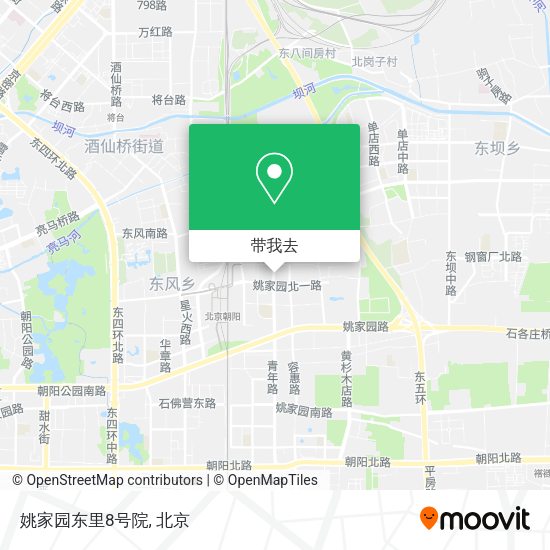 姚家园东里8号院地图