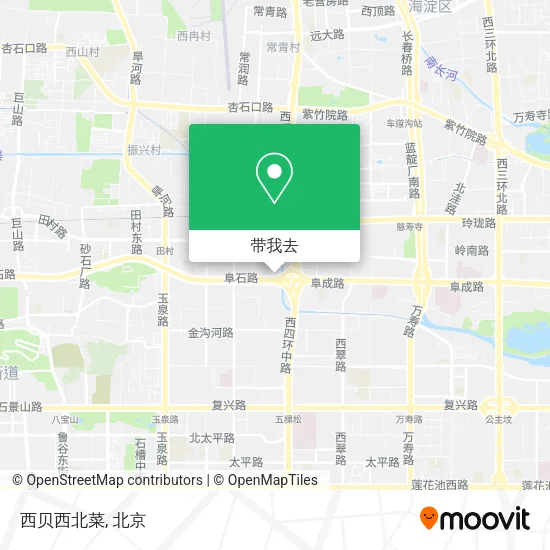 西贝西北菜地图