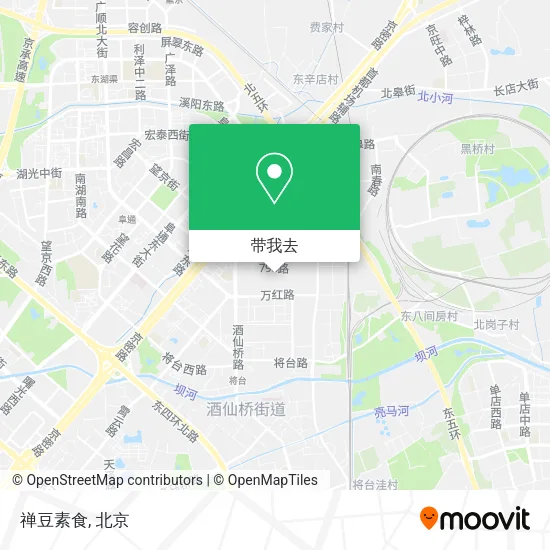 禅豆素食地图