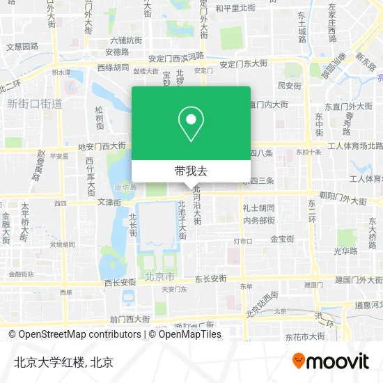 北京大学红楼地图
