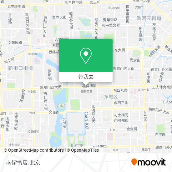 南锣书店地图
