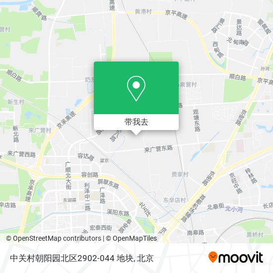 中关村朝阳园北区2902-044 地块地图