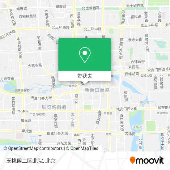 玉桃园二区北院地图