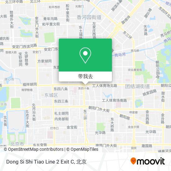 Dong Si Shi Tiao Line 2 Exit C地图