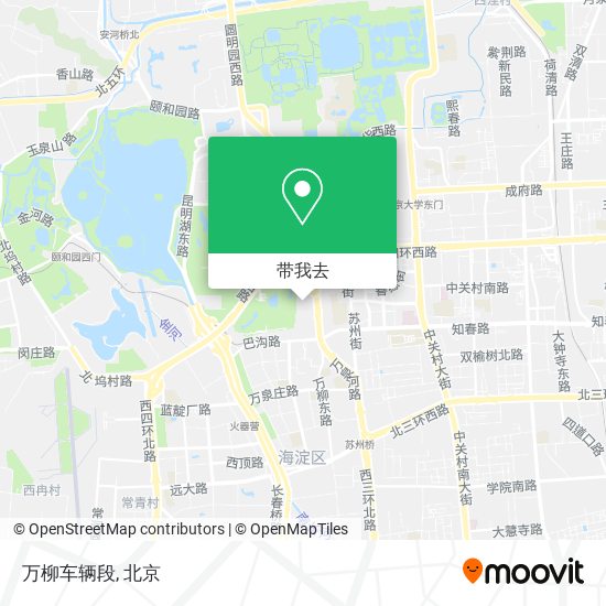 万柳车辆段地图