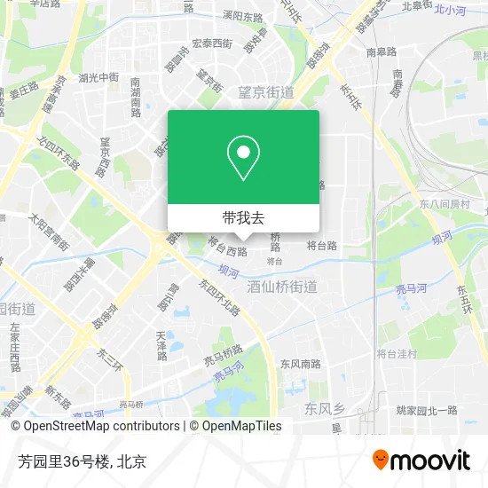 芳园里36号楼地图