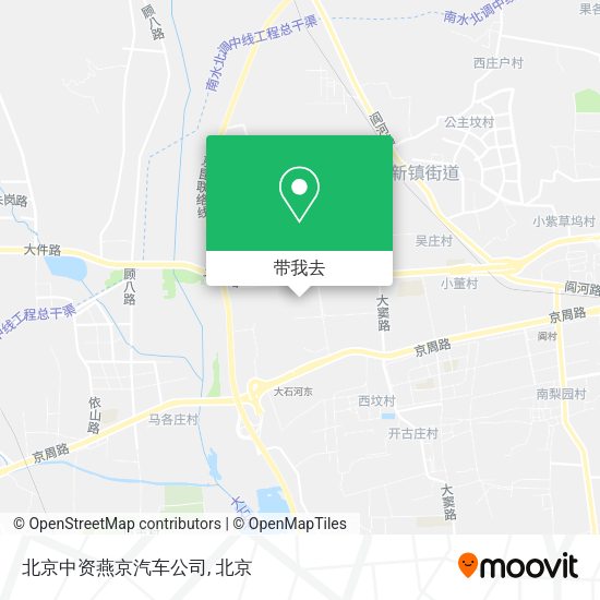 北京中资燕京汽车公司地图