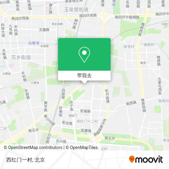 西红门一村地图