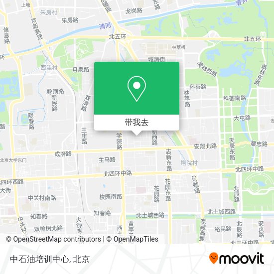 中石油培训中心地图