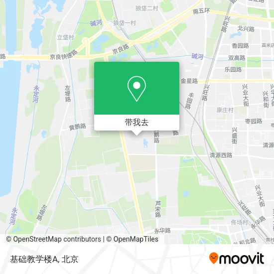 基础教学楼A地图