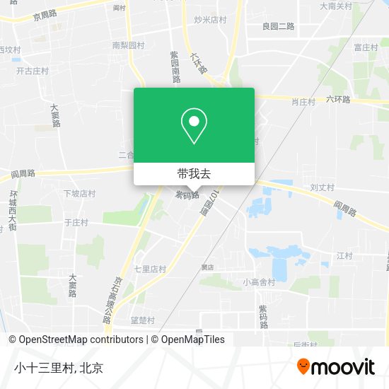 小十三里村地图