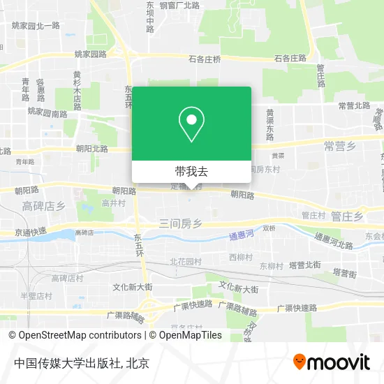 中国传媒大学出版社地图
