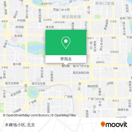 木樨地小区地图