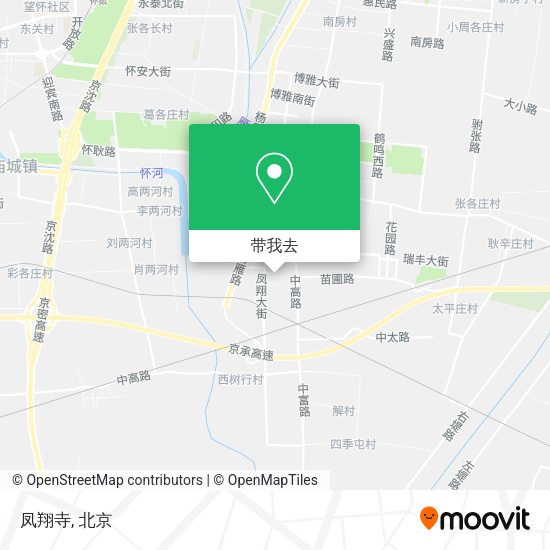 凤翔寺地图