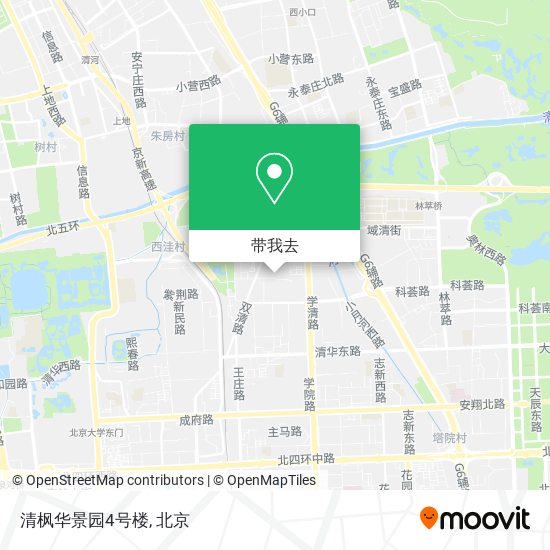 清枫华景园4号楼地图