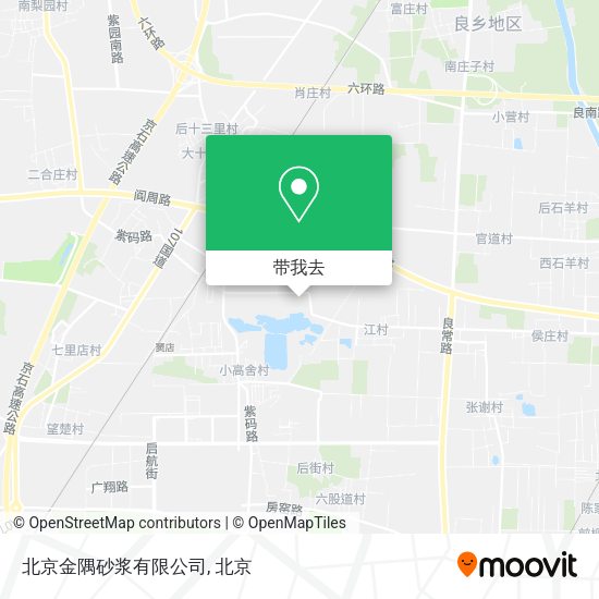 北京金隅砂浆有限公司地图