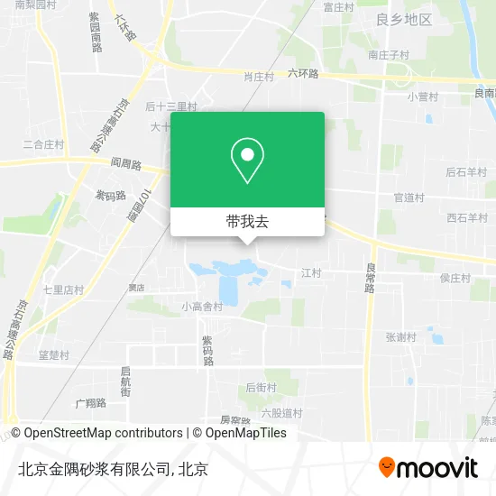 北京金隅砂浆有限公司地图