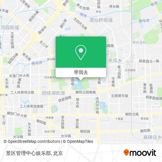 景区管理中心娱乐部地图