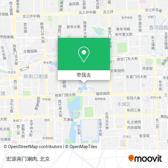 宏源南门涮肉地图