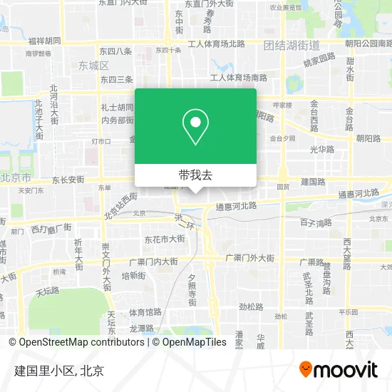 建国里小区地图