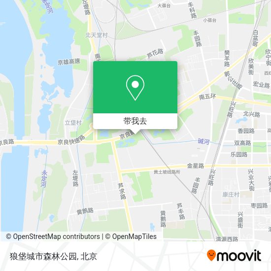 狼垡城市森林公园地图