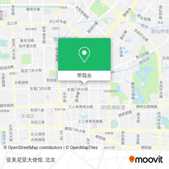 亚美尼亚大使馆地图