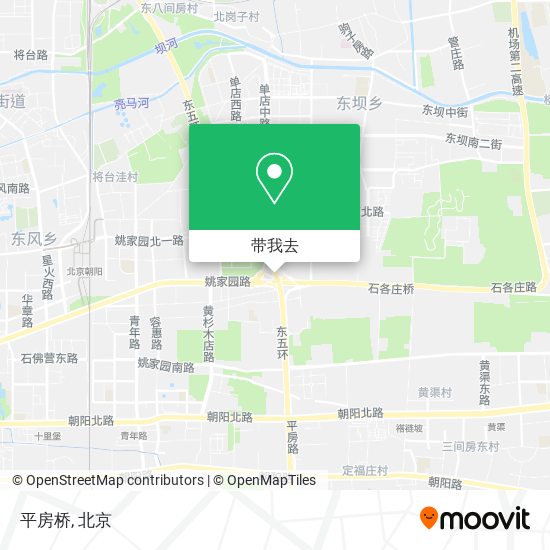 平房桥地图