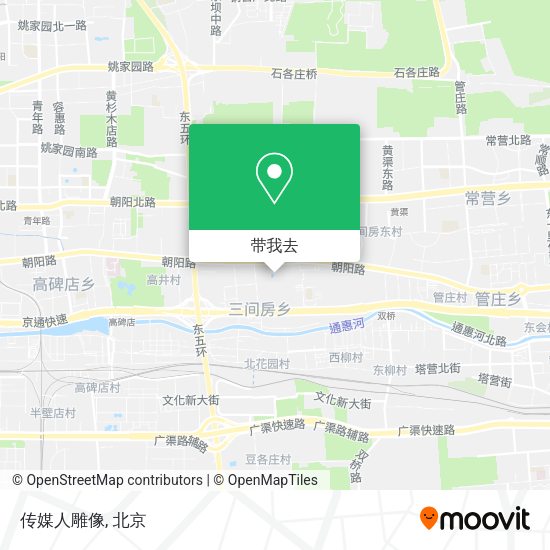 传媒人雕像地图