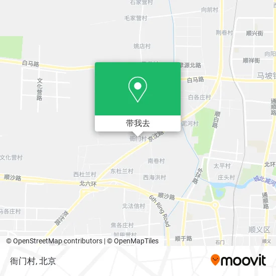衙门村地图