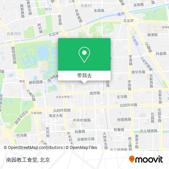 南园教工食堂地图