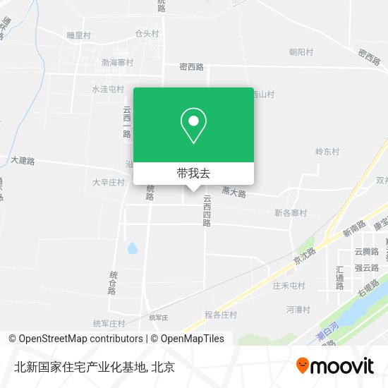 北新国家住宅产业化基地地图