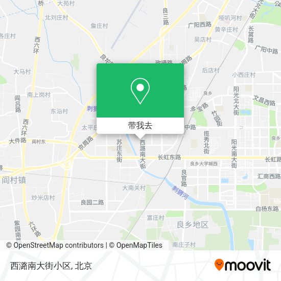 西潞南大街小区地图