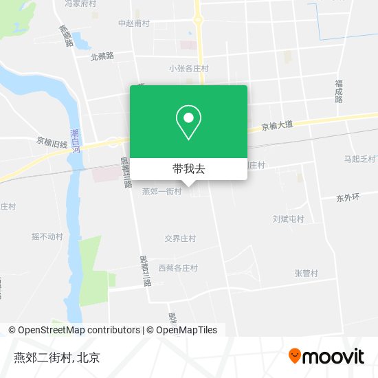 燕郊二街村地图