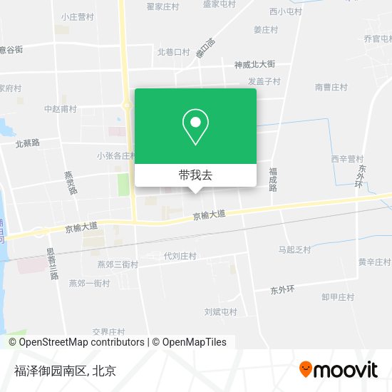 福泽御园南区地图