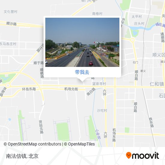 南法信镇地图