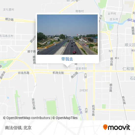 南法信镇地图
