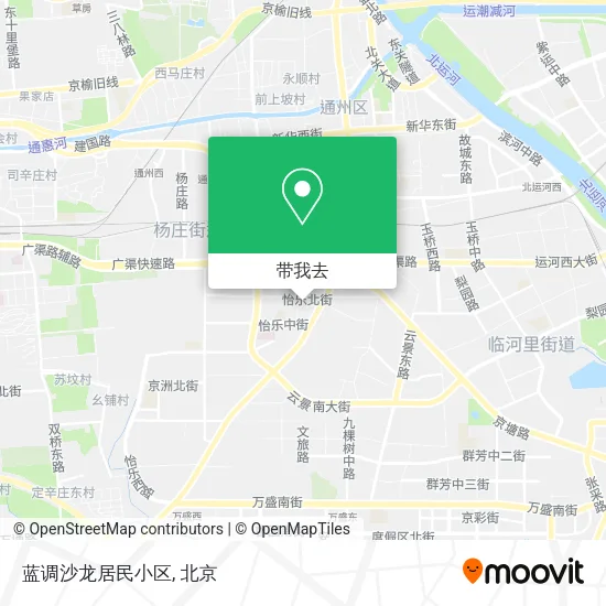 蓝调沙龙居民小区地图