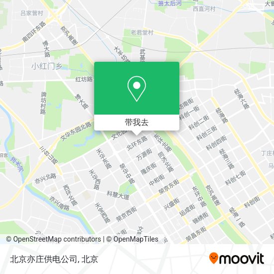 北京亦庄供电公司地图