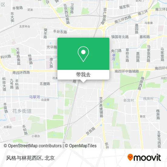 风格与林苑西区地图