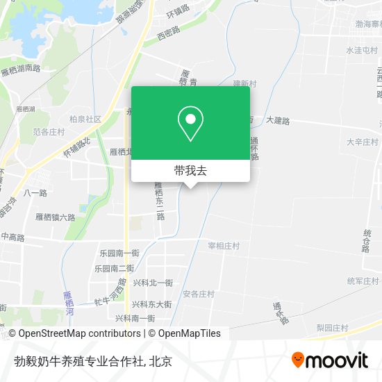 勃毅奶牛养殖专业合作社地图