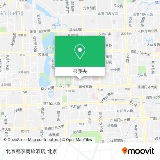 北京都季商旅酒店地图