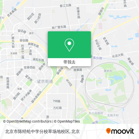 北京市陈经纶中学分校草场地校区地图