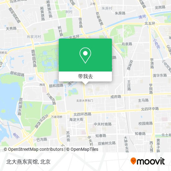 北大燕东宾馆地图