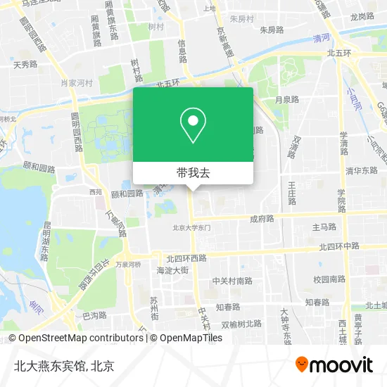 北大燕东宾馆地图