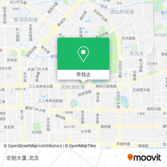 京朝大厦地图