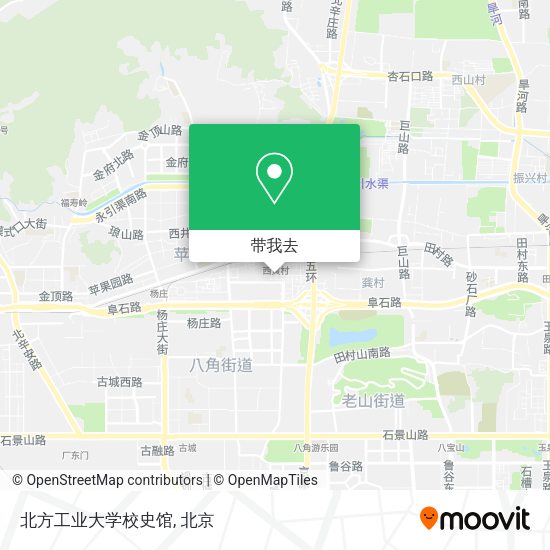 北方工业大学校史馆地图