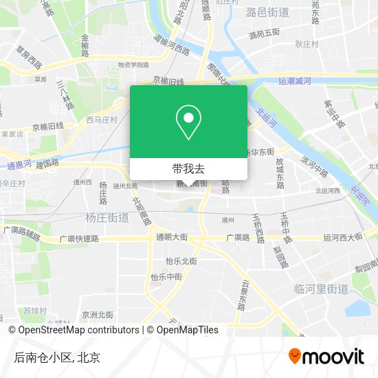 后南仓小区地图
