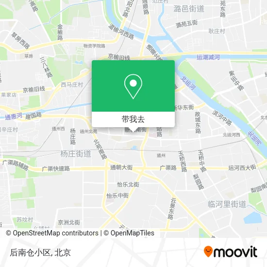 后南仓小区地图