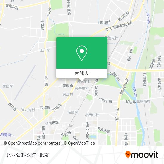 北亚骨科医院地图