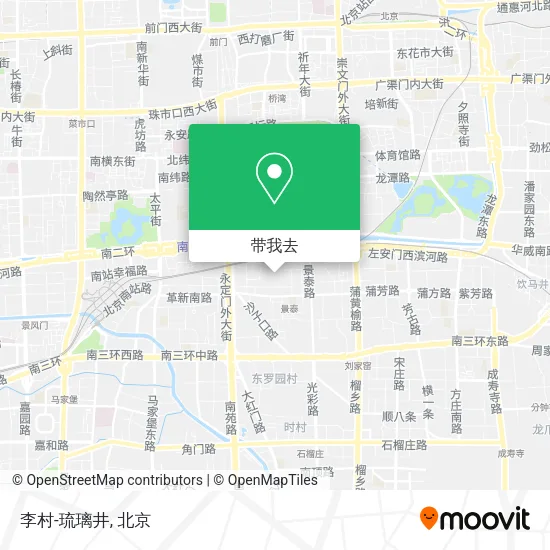 李村-琉璃井地图